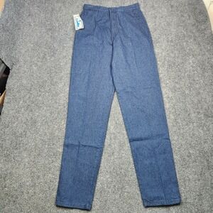Vintage‎ Rockies Pants Womens 32x32 Blue Denim Western High Waist Bareback 90s